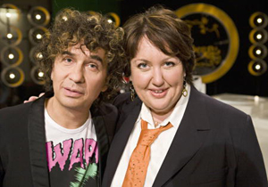 Magnus Uggla och Babben Larsson